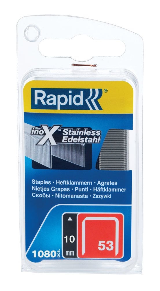 Rapid Zımba Teli 53 Serisi 10 mm Paslanmaz Çelik (1 Pkt/1080 Adet) - 40109511