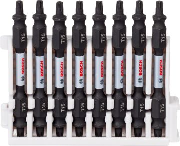 Bosch Vidalama Ucu Çift Taraflı Impact Control T15-T15x65 mm (8 Adet) - 2608522342