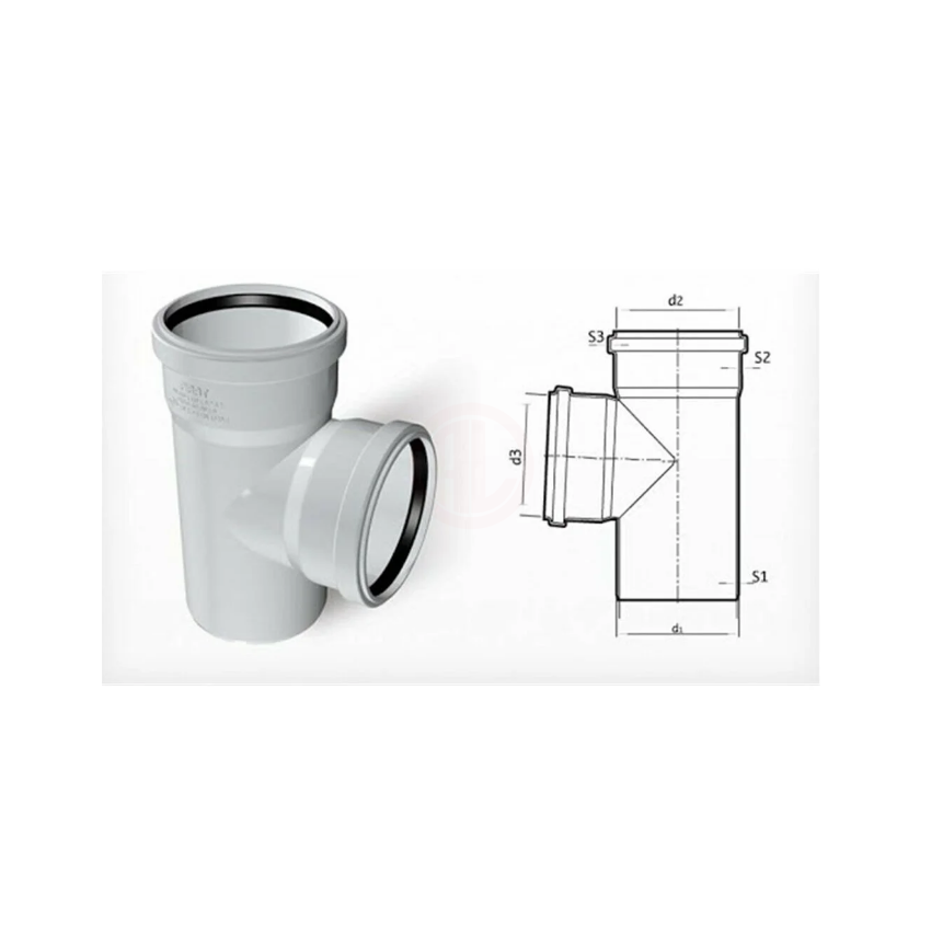 Fırat PVC TE Çatal 160/160 mm - 7014150150