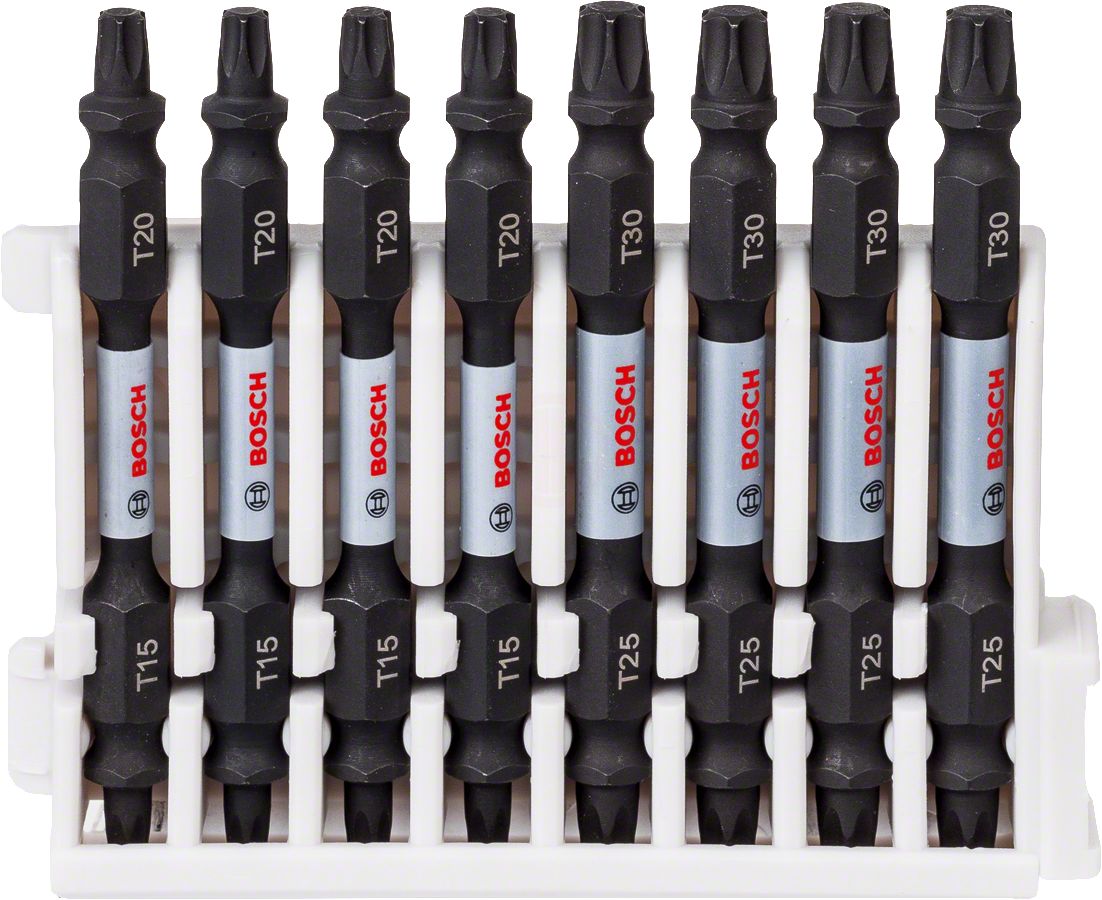 Bosch Vidalama Ucu Çift Taraflı Impact Control T15-T20x65 mm (8 Adet) - 2608522343