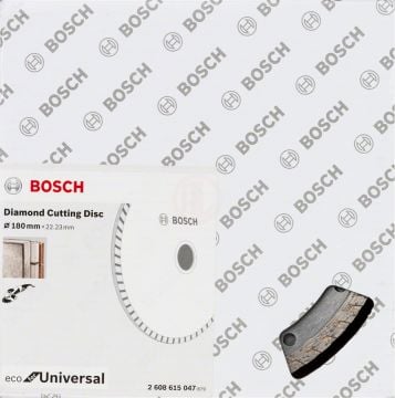 Bosch Elmas Kesme Diski Eco For Universal Turbo 180x22,23 mm (10 Adet) - 2608615047
