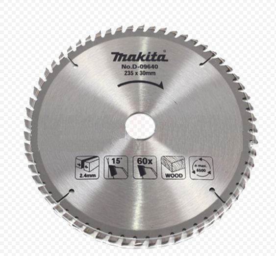 Makita Standart Ahşap Daire Testere 235x30 mm 60 Diş (D-09640)
