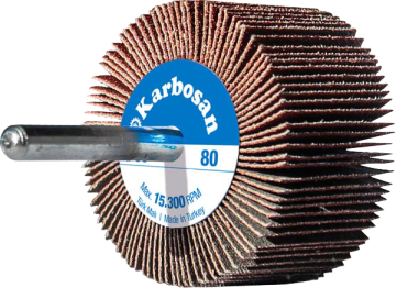 Karbosan Saplı Mop Zımpara 80x40 mm 60 Kum - KAR970630