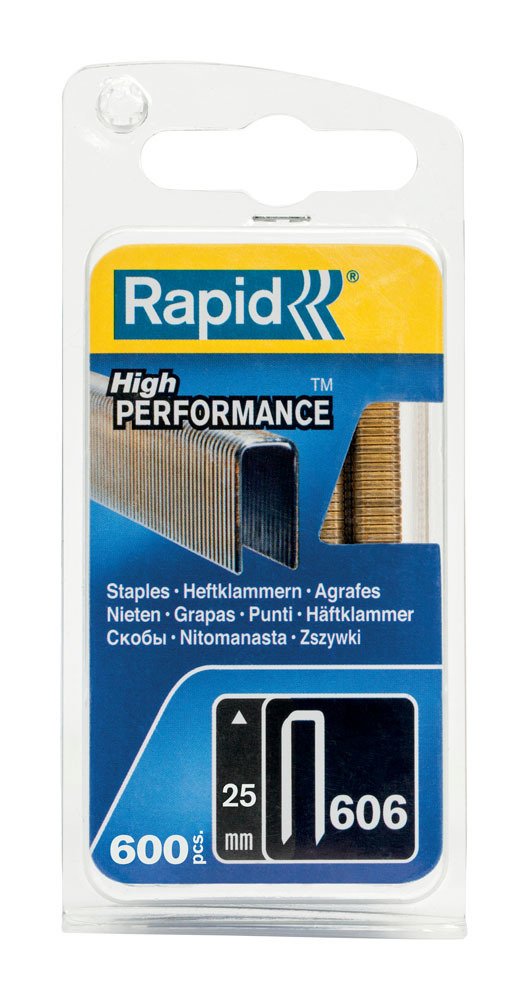 Rapid Zımba Teli 606 Serisi 25 mm Galvaniz Reçine Kaplı (1 Pkt/600 Adet) - 40109531