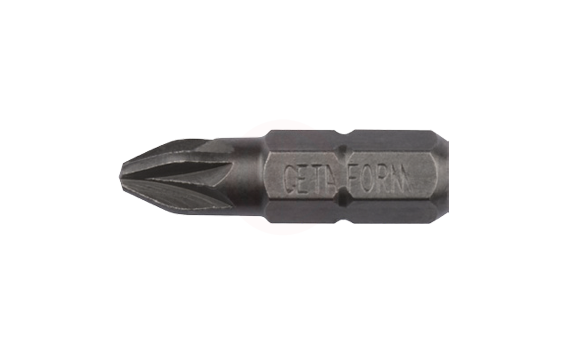 Ceta Form 1/4 İnç Pozidriv Bits Uç (50 Li Pakette) Pz1 X 25 Mm