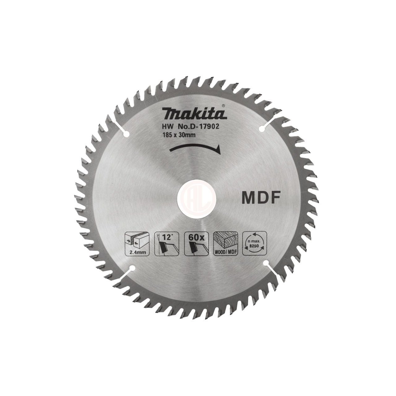 Makita Standart Ahşap Daire Testere 185x30 mm 60 Diş (TCG) (D-17902)