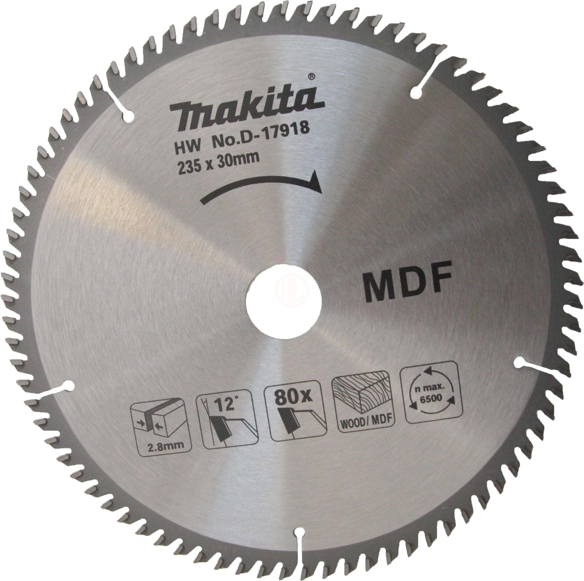 Makita Standart Ahşap Daire Testere 235x30 mm 80 Diş (D-17918)