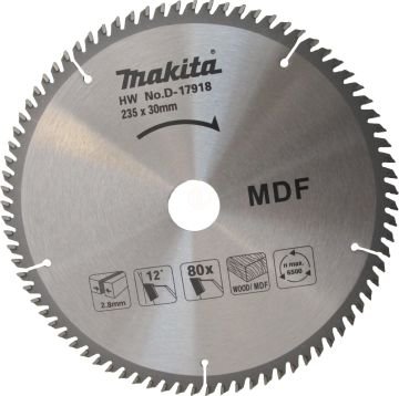 Makita Standart Ahşap Daire Testere 235x30 mm 80 Diş (D-17918)