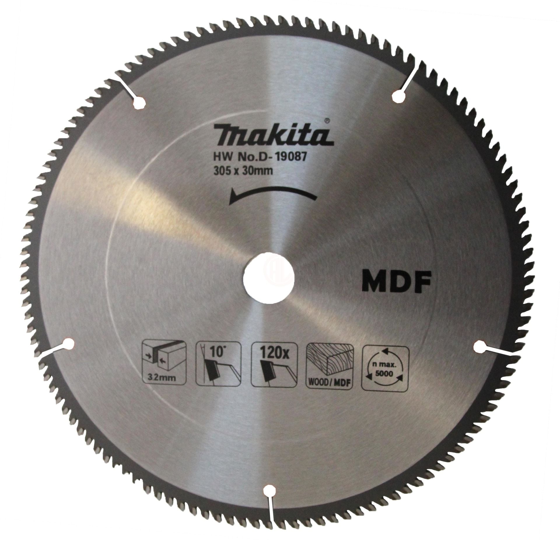 Makita Standart Ahşap Daire Testere 305x30 mm 120 Diş (TCG) (D-19087)