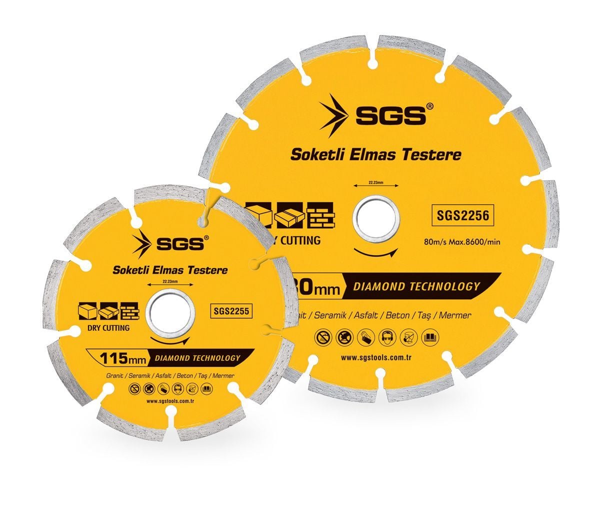 SGS Soketli Elmas Testere 115Mm