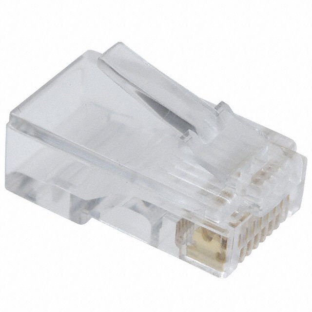 Assmann Modüler Fiş, Cat. 5E, Rj45, 8P8C, Zırhsız (Unshielded), Yuvarlak Kablo Tipi, Altın Kalınlığı 0,6µ