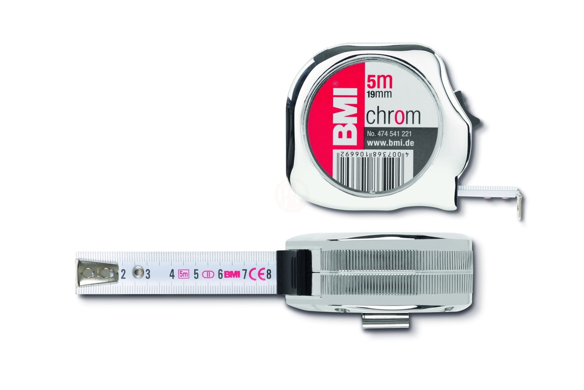 Bmi 474 Chrom Metre 8 Mt X 25 Mm