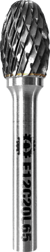 Karbosan UltraCut Freze Oval Gövdeli Tip E Karbür Freze 10x16x61 E10C16L65 - KAR033514