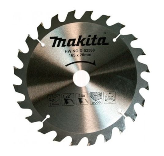 Makita Ekonomik Ahşap Daire Testere 165x20 mm 24 Diş (D-52560)