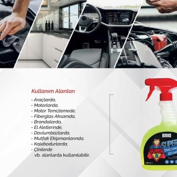 Brio Süper Genel Temizleyici Yağ Sökücü 1 L