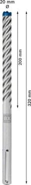 Bosch Kırıcı Delici Uç SDS-Max-8X Expert 20x320 mm (1 Adet) - 2608900228