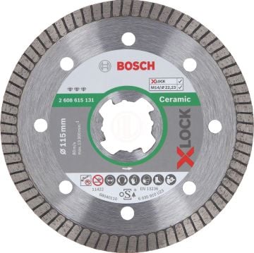 Bosch X-Lock Elmas Kesme Diski Best For Ceramic Extraclean Turbo 115x22,23 mm - 2608615131