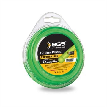 SGS Tırpan Misinası 1.6 Mm 15 Mt Yuvarlak (Yeşil)
