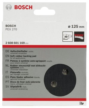 Bosch Zımpara Tabanı 8 Delik 125 mm Ora (PEX 270 A/AE) - 2608601169