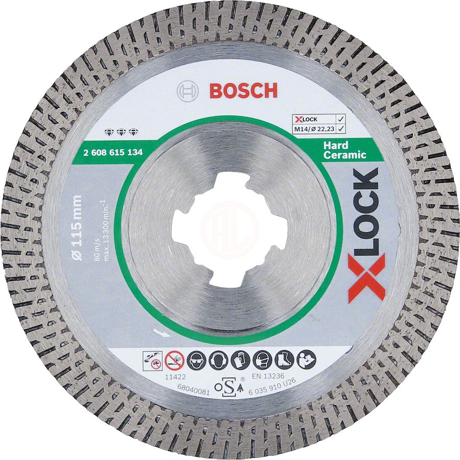 Bosch X-Lock Elmas Kesme Diski Best For Hard Ceramic 115x22,23 mm - 2608615134