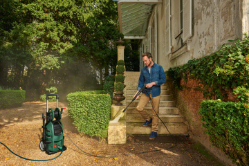 Bosch Yüskek Basınçlı Yıkama Makinesi AdvancedAquatak 150 + Kalın Pratik Branda 10 m²