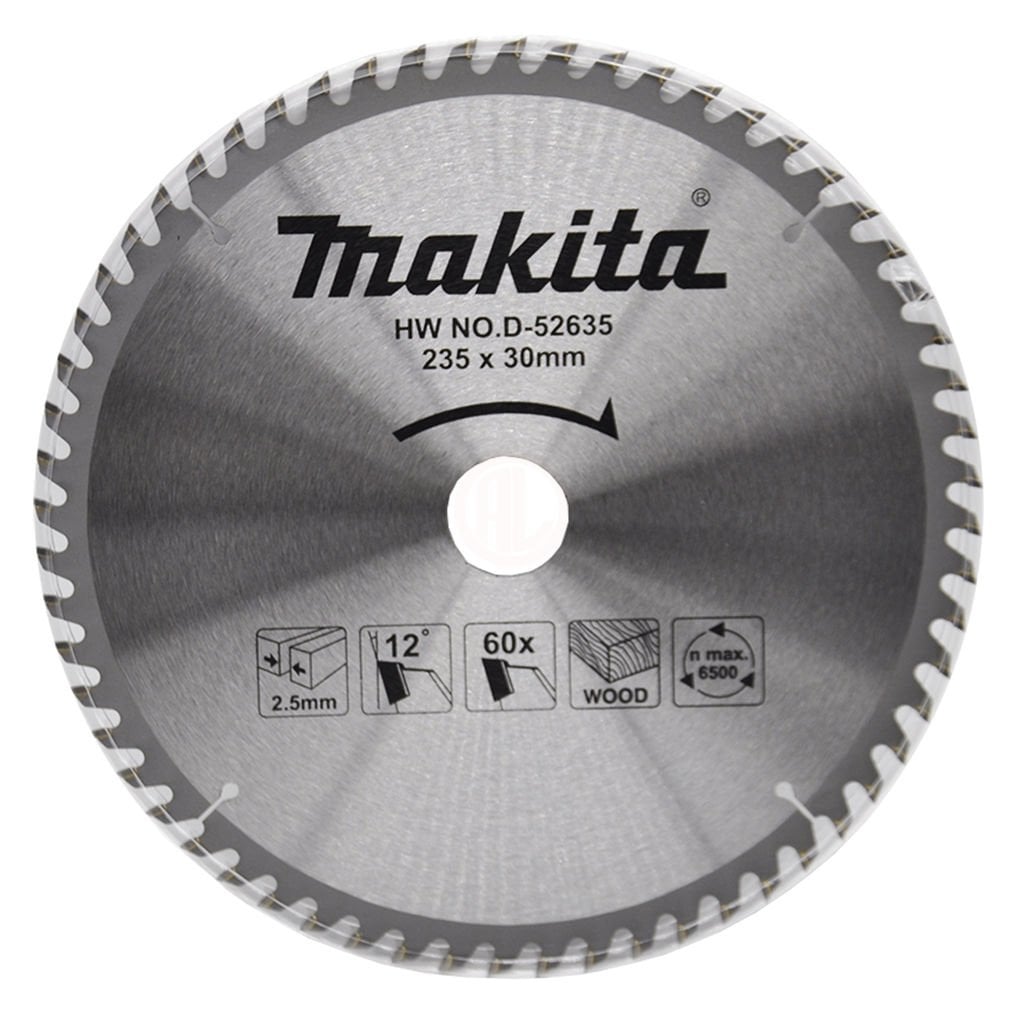 Makita Ekonomik Ahşap Daire Testere 235x30 mm 60 Diş (D-52635)