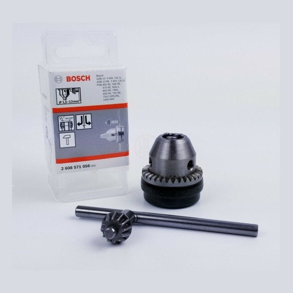 Bosch Sistem Mandreni Darbeli Matkap Ø1,5-13 mm (GSB/PSB) - 2608571056