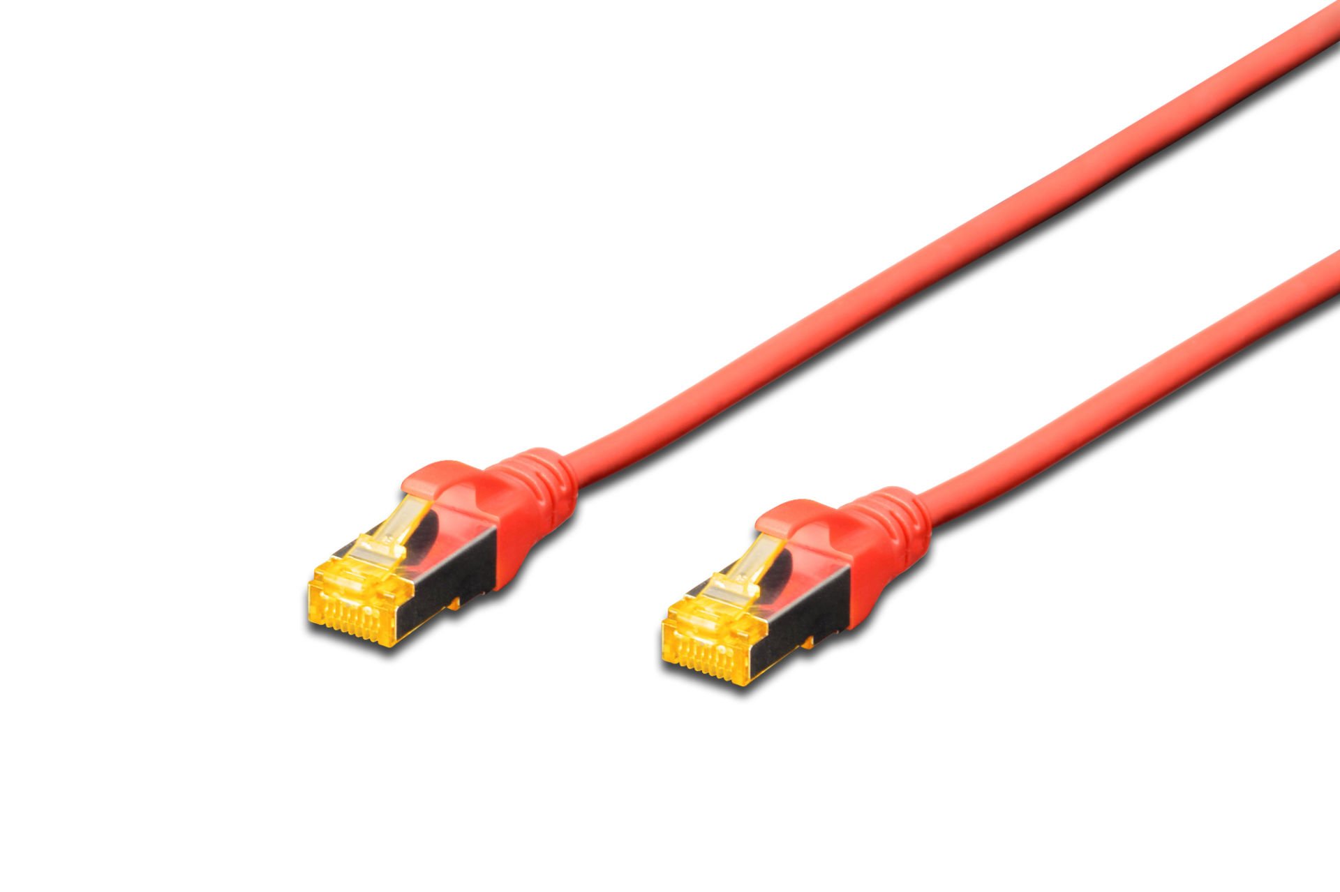 Assmann Digitus Cat 6A S-Ftp Patch Kablosu, Lszh, Cu, Awg 26/7, 2 Mt, Kırmızı Renk