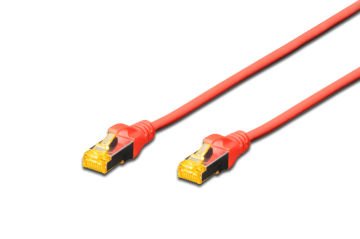 Assmann Digitus Cat 6A S-Ftp Patch Kablosu, Lszh, Cu, Awg 26/7, 2 Mt, Kırmızı Renk