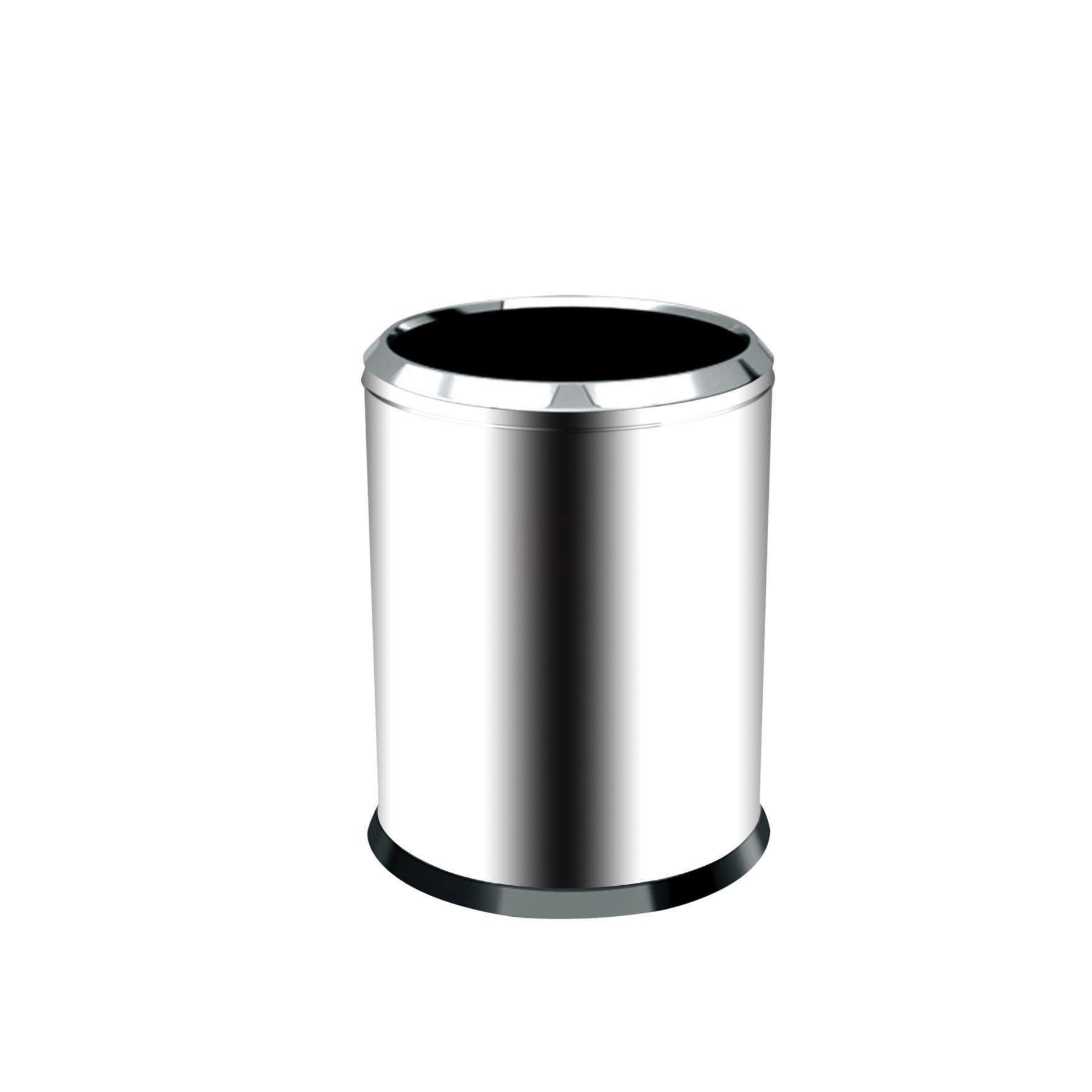 Palex Krom Çemberli Çöp Kovası 8 Lt 430 Kalite - 3820-8