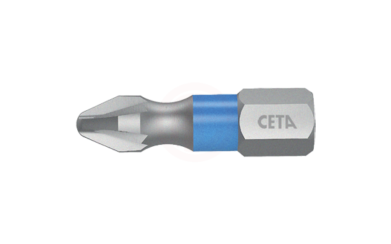 Ceta Form 1/4 İnç Pozidriv Bits Uç (Renk Kodlu) Pz3X25 Mm