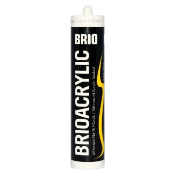 Brio Mastik Silikonize 500 Gr Beyaz