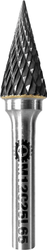 Karbosan UltraCut Freze Sivri Uçlu Konik Tip M Karbür Freze 12x25x70 M12C25L65 - KAR033532