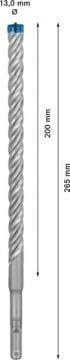 Bosch Kırıcı Delici Uç SDS-Plus-7X Expert 13x265 mm (1 Adet) - 2608900118