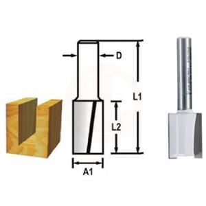 Makita Freze Ucu Dalma Düz Kanal Bıçağı (Çift Bıçak) 12x25x73 mm (D-47684)