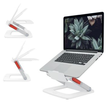 Leitz Ergo Ayarlanabilir Çok Açılı Laptop Standı, 64240001, Beyaz