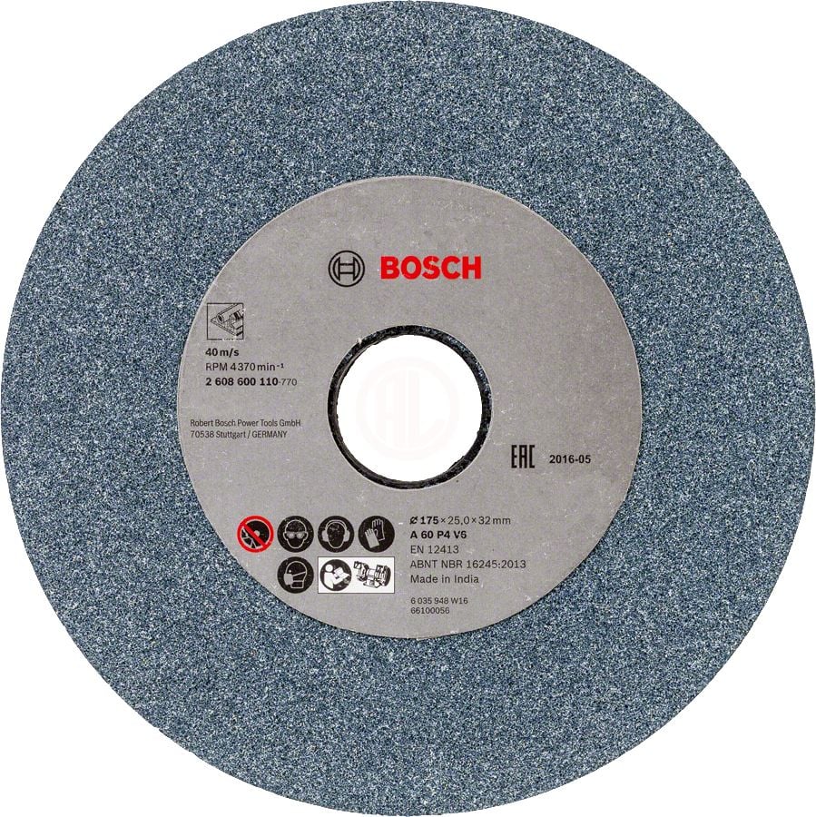 Bosch Taşlama Bileme Taşı Korindon 175x25x32 mm 60 Kum (GSM 175) - 2608600110