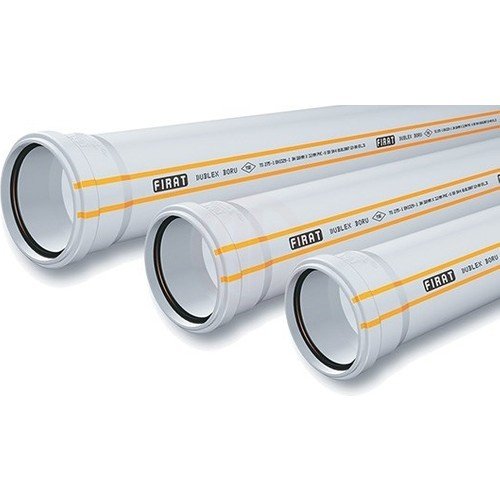 Fırat PVC Atık Su Borusu Dublex 160/1000 mm - 7030150100