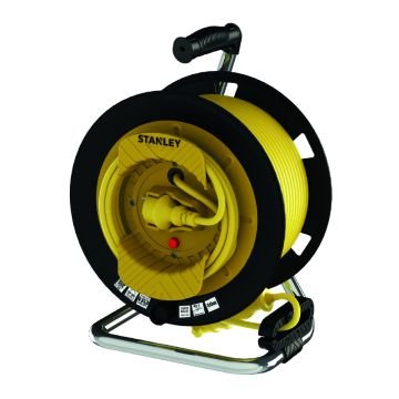 Stanley IP44 ST-G Serisi 1 Soketli 25+2 Metre Makaralı Kablo 3x1.5 mm H05VV-F