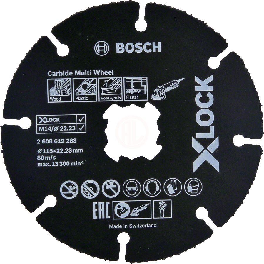 Bosch X-Lock Çok Amaçlı Kesme Diski Carbide Multi Wheel 115x22,23 mm (1 Adet) - 2608619283