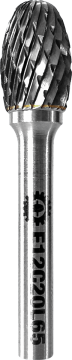 Karbosan UltraCut Freze Oval Gövdeli Tip E Karbür Freze 06x10x55 E06C10L65 - KAR033512