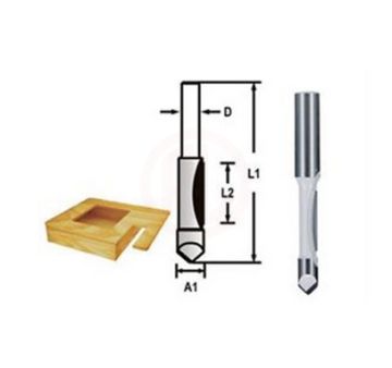 Makita Freze Ucu Panel Kenar Alma Bıçağı 6x6,35x65 mm (D-47771)