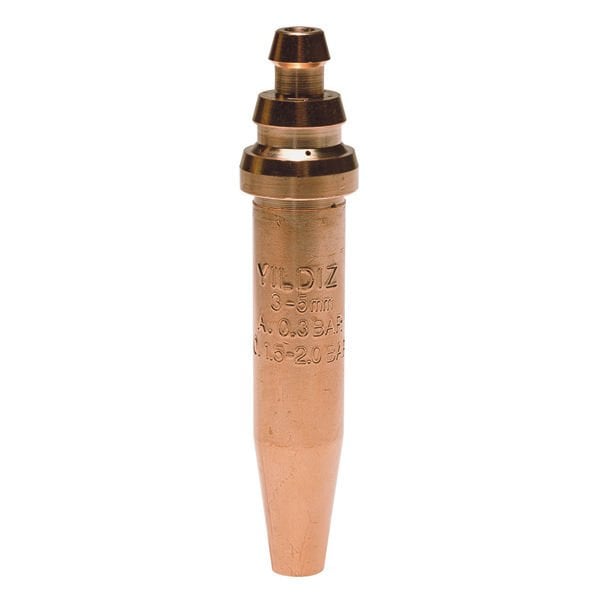 Yıldız Gaz Armatür Kesme Lülesi Asetilen No: 6 (100 - 200 Mm)