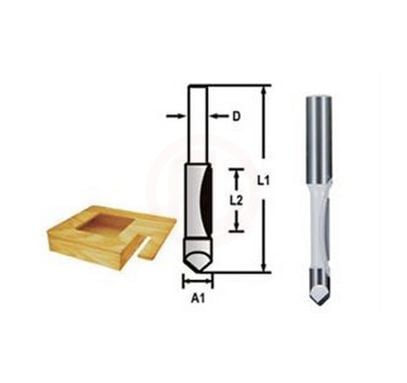 Makita Freze Ucu Panel Kenar Alma Bıçağı 8x6,35x65 mm (D-47787)
