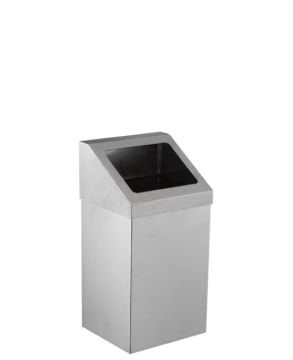 Palex Krom Açık Çatı Kapaklı Çöp Kovası 7 Lt 430 Kalite - 3834-307