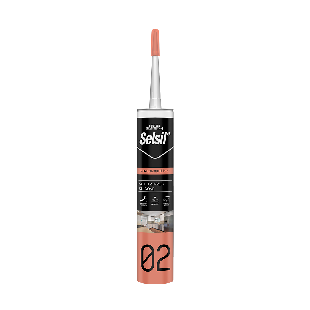 Selsil Genel Amaçlı Silikon 300 Gr Şeffaf