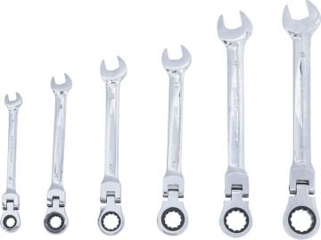 Brio Bgs Anahtar Kombine Cırcırlı Set 6 Parça (8-19)-72 Diş