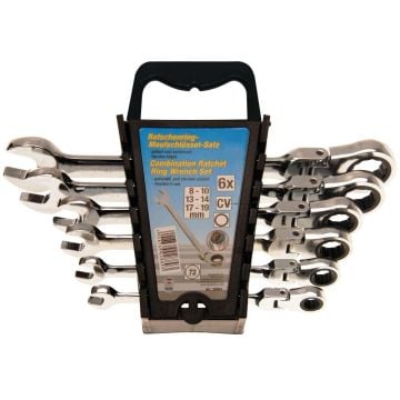 Brio Bgs Anahtar Kombine Cırcırlı Set 6 Parça (8-19)-72 Diş