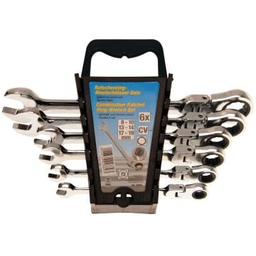 Brio Bgs Anahtar Kombine Cırcırlı Set 6 Parça (8-19)-72 Diş