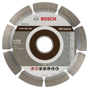 Bosch Elmas Kesme Diski Standard For Abrasive 125x22,23 mm - 2608602616